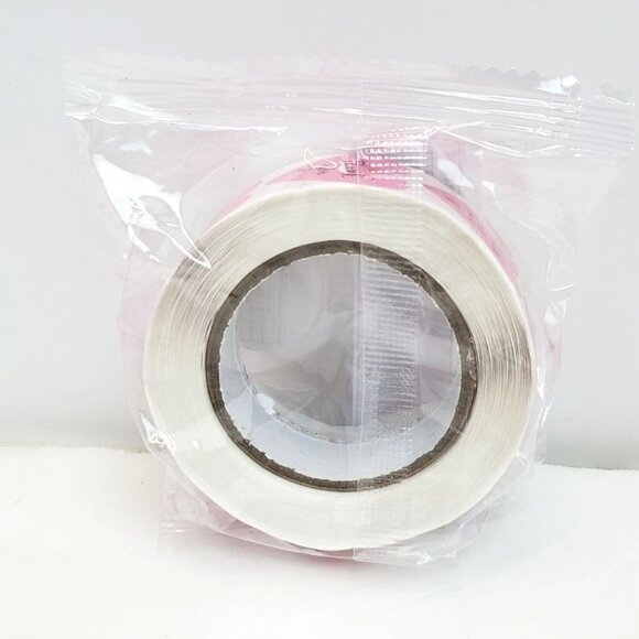 1000 Thank You Pink Heart Labels 2 Designs Roll Round 1 inch 500x2  6452 - Picture 2 of 3